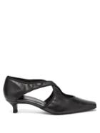 Matchesfashion.com By Far - Adele Cut Out Leather Pumps - Womens - Black