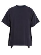 Longjourney Oversized Cotton-piqu T-shirt