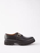 Grenson - Jennings Monk-strap Leather Shoes - Mens - Black