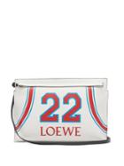 Matchesfashion.com Loewe - T Pouch Printed Leather Bag - Womens - Red White