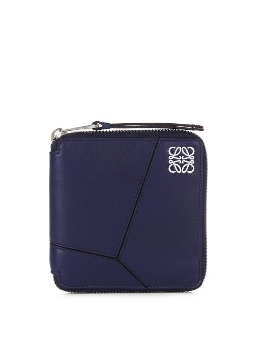 Loewe Puzzle Zip-around Small Leather Wallet