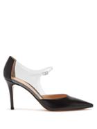 Matchesfashion.com Gianvito Rossi - Mary Jane 85 Leather Pumps - Womens - Black