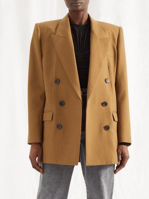 Isabel Marant - Nevimea Oversized Serge Blazer - Womens - Camel
