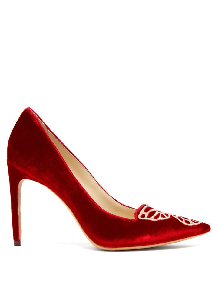 Sophia Webster Bibi Butterfly Velvet Pumps