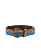 Tomas Maier Bi-colour Leather Belt