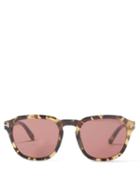 Tom Ford Eyewear - Avery Square Tortoiseshell-acetate Sunglasses - Mens - Brown Multi
