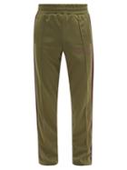 Matchesfashion.com Palm Angels - Logo-print Jersey Track Pants - Mens - Green