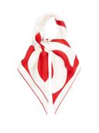 Matchesfashion.com Burberry - Logo-print Silk-twill Scarf - Womens - Red Multi