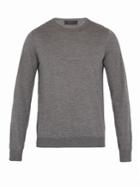 Prada Crew-neck Cashmere-blend Sweater