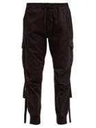 Matchesfashion.com Maharishi - Cargo Cotton Twill Track Pants - Womens - Black