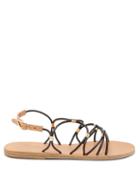 Matchesfashion.com Ancient Greek Sandals - Pasifai Crossover Leather Sandals - Womens - Brown Gold