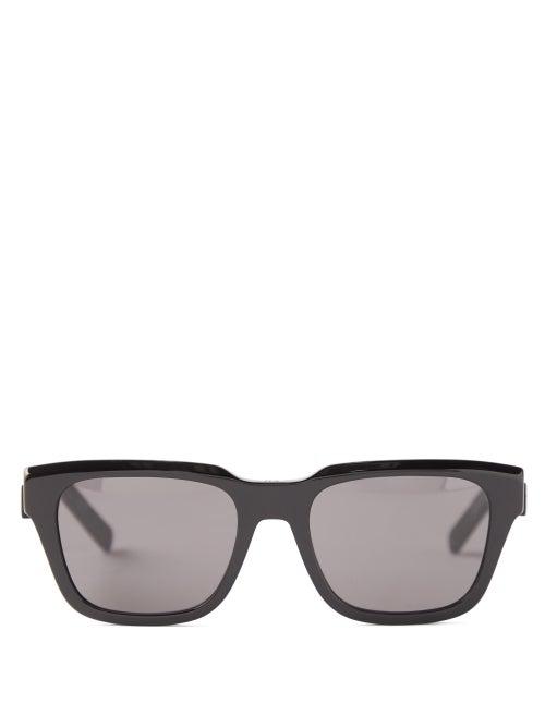 Dior - Square Acetate Sunglasses - Mens - Black
