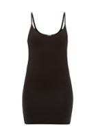 Ladies Lingerie Skin - Ceres Organic Pima Cotton-blend Slip Dress - Womens - Black