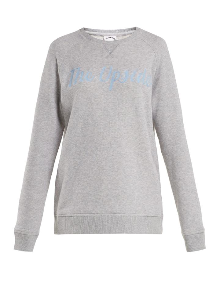 The Upside St Tropez Sid Cotton Logo Sweatshirt