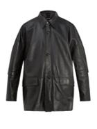 Balenciaga Oversized Leather Jacket