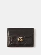 Gucci - Gg-matelass Leather Cardholder - Womens - Black