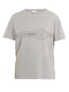 Saint Laurent Graphic-print Cotton-jersey T-shirt