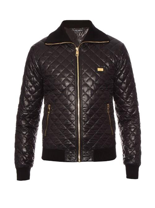 Dolce & Gabbana Quilted Bomber Jacket
