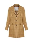 Matchesfashion.com Giuliva Heritage Collection - The Karen Single Breasted Linen Blazer - Womens - Beige Multi