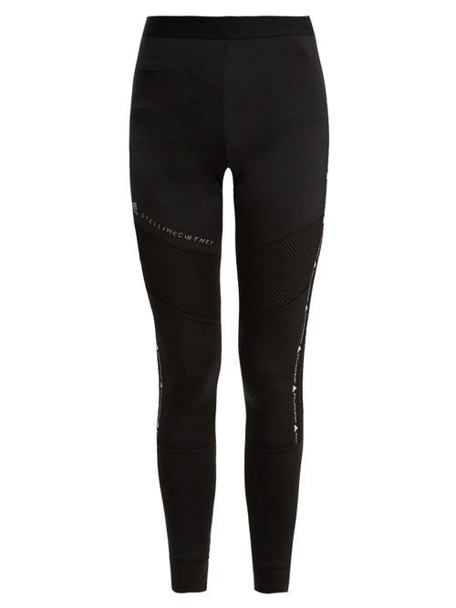 Matchesfashion.com Adidas By Stella Mccartney - Essential Performance Leggings - Womens - Black