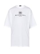 Matchesfashion.com Balenciaga - Bb Print Cotton T Shirt - Mens - White