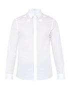 Givenchy Single-cuff Star-embroidered Cotton Shirt