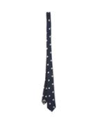 Matchesfashion.com Paul Smith - Floral-embroidered Silk-dobby Tie - Mens - Multi