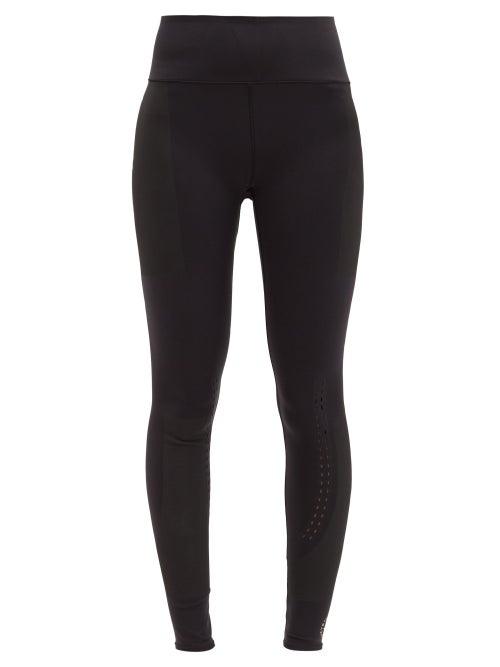 Matchesfashion.com Adidas By Stella Mccartney - Support Core Perforated Technical Leggings - Womens - Black