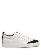 Matchesfashion.com Joseph - Black Panelled Leather Low Top Trainers - Womens - Black White