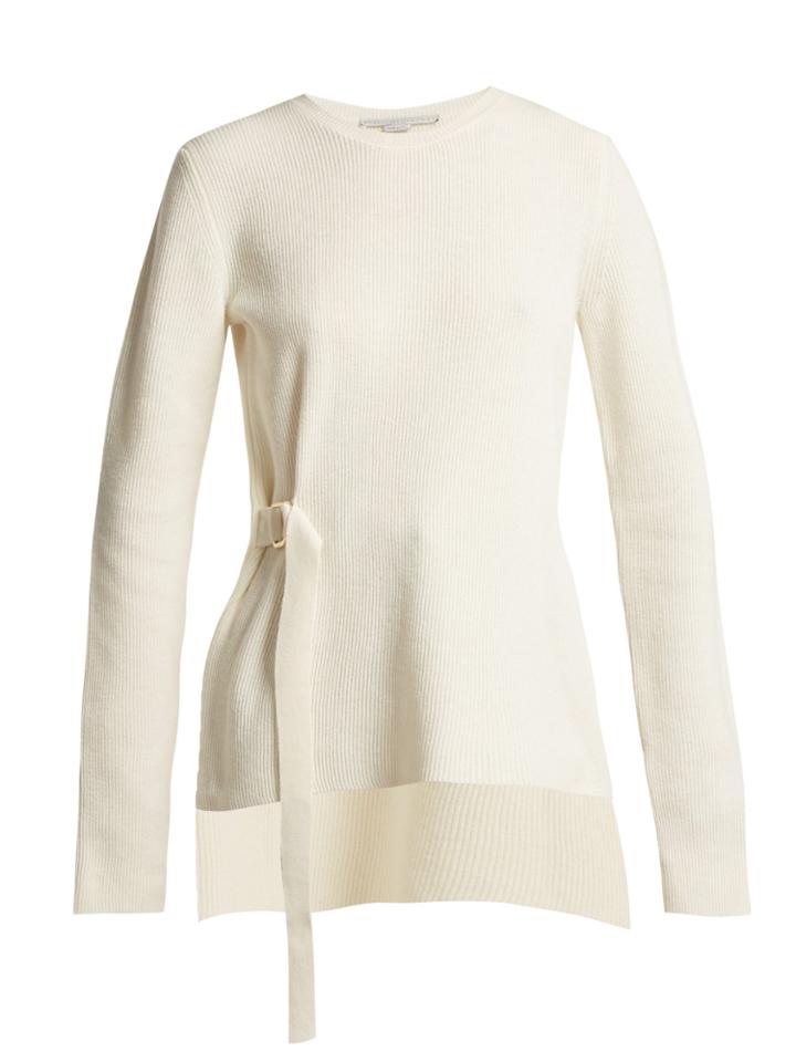 Stella Mccartney Buckle Fastening Wool Sweater