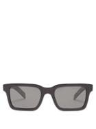 Prada Eyewear - Square Acetate Sunglasses - Mens - Black