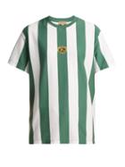 Matchesfashion.com Burberry - Logo Crest Cotton T Shirt - Womens - Green White