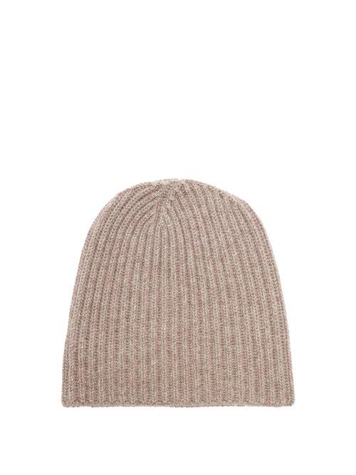 Matchesfashion.com Thom Sweeney - Ribbed Cashmere Beanie Hat - Mens - Grey
