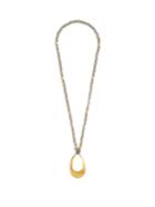 Joelle Kharrat Gold-plated Brass Drop Necklace