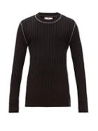 Matchesfashion.com Eytys - Incubus Wide Ribbed Sweater - Mens - Black