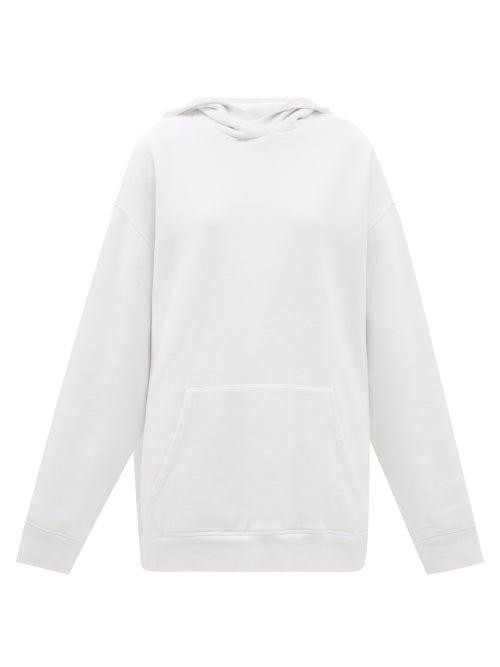 Raey - Recycled Cotton-blend Oversized Hooded Sweatshirt - Womens - White