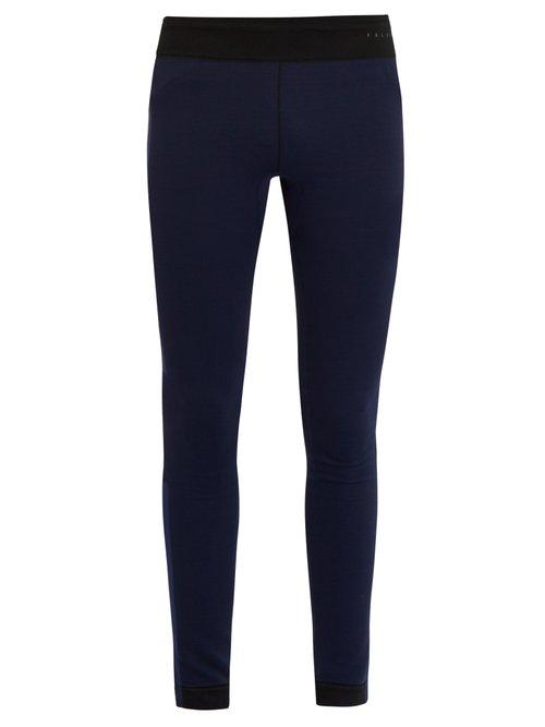 Matchesfashion.com Falke Ess - Seamless Performance Leggings - Mens - Navy