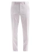 Matchesfashion.com Paul Smith - Wool-blend Slim-leg Suit Trousers - Mens - Light Purple