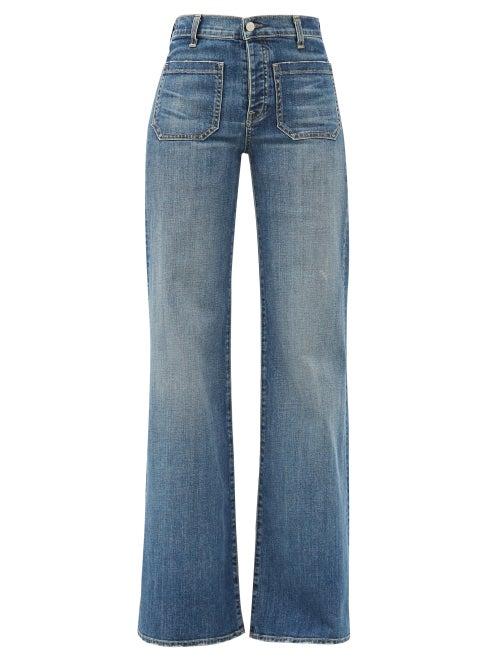 Matchesfashion.com Nili Lotan - Florence High-rise Flared Jeans - Womens - Denim
