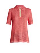 Maison Margiela Linen And Cotton-blend Textured Top