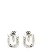 Matchesfashion.com Givenchy - G-link Metal Earrings - Womens - Silver
