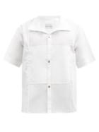 Matchesfashion.com Arnar Mar Jonsson - Open-collar Cotton-ventile Shirt - Mens - White