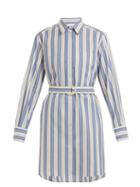 Matchesfashion.com Max Mara Beachwear - Gioiosa Shirtdress - Womens - Blue Stripe