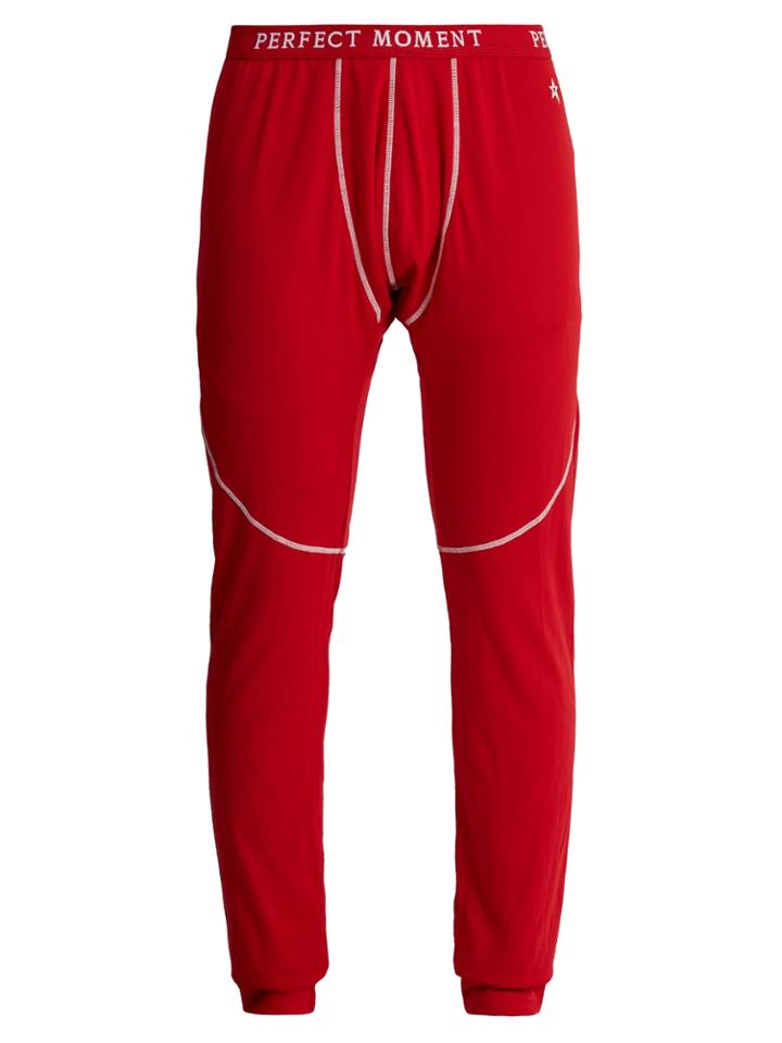 Perfect Moment Tapered-leg Knit Base-layer Trousers