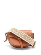 Loewe - Gate Mini Leather Cross-body Bag - Womens - Tan