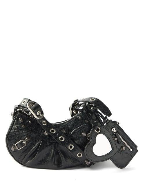 Balenciaga - Cagole Xs Leather Shoulder Bag - Womens - Black