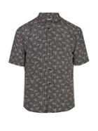 Saint Laurent Geometric-print Silk Shirt