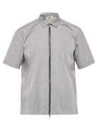 Matchesfashion.com Everest Isles - Beach Zip Up Shirt - Mens - Grey