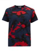 Matchesfashion.com Valentino - Camo Print Cotton T Shirt - Mens - Multi