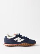 New Balance - Rc30 Suede And Nylon Trainers - Womens - Blue Navy